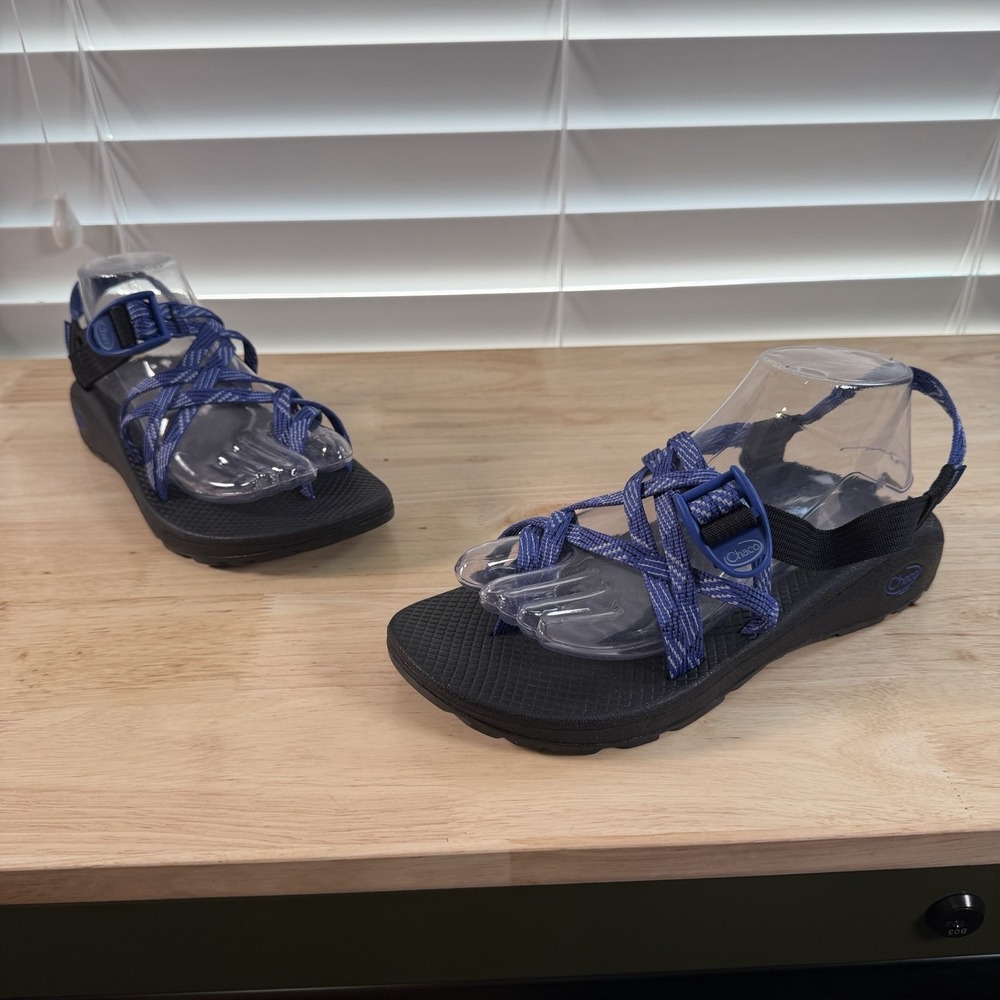 Chaco ZX/2 Sandals Womens Size 10 Cloud Dual Straps Cushioned Blue Outdoor Hike